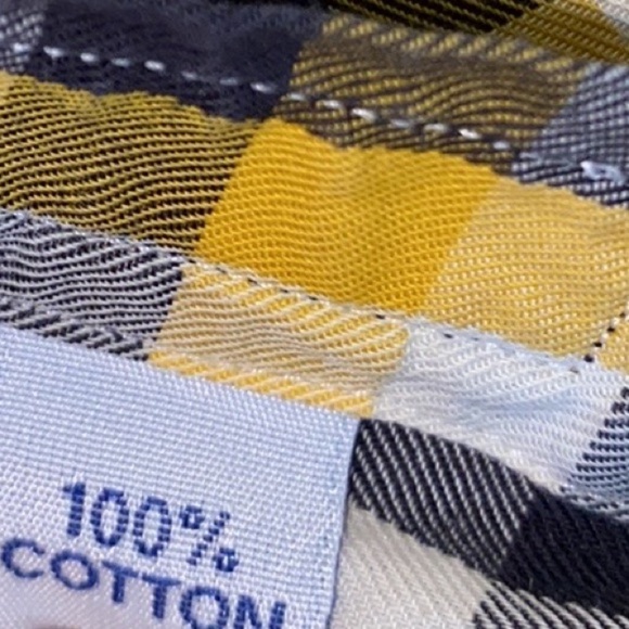 Barbour slim fit business casual preppy button up shirt Men’s L plaid colorful - Picture 7 of 7